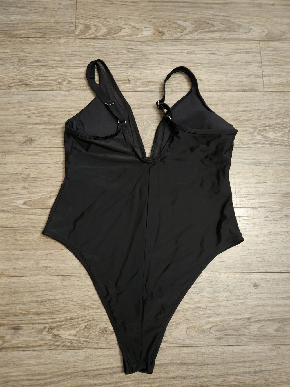 Cupshe Black Plunge One-Piece Swimsuit Size 2x - Picture 9 of 11